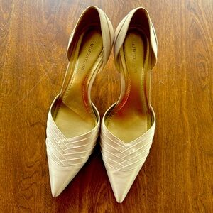 Ann Taylor Veronica satin pumps